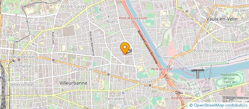 localisation de l'entreprise EFFIENERGIES à VILLEURBANNE