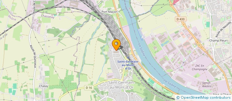 localisation de l'entreprise EFFIK'APP  SAINT-GERMAIN-AU-MONT-D'OR