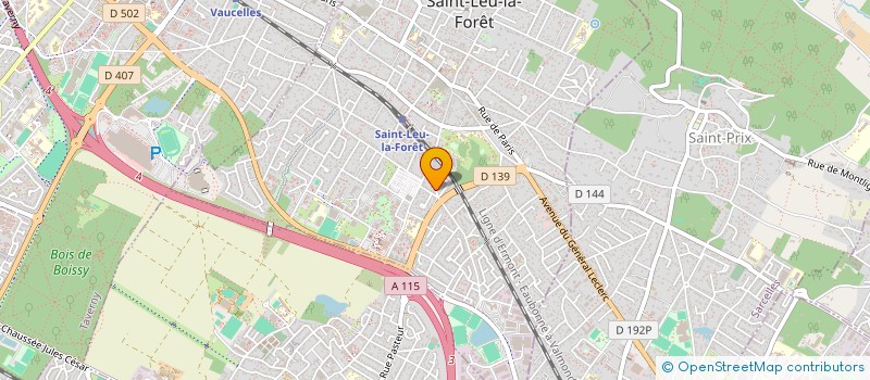 localisation de l'entreprise EFFIKA à SAINT-LEU-LA-FORET