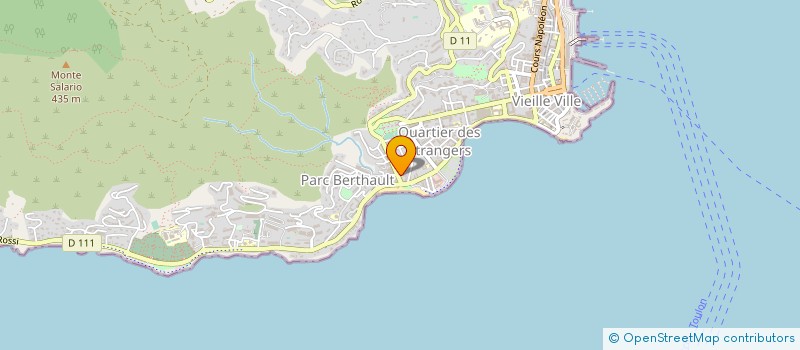localisation de l'entreprise EFFILA à AJACCIO