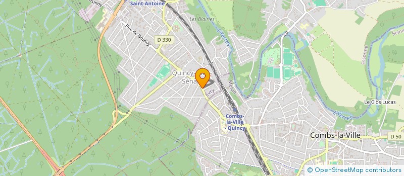 localisation de l'entreprise EFFIMAT  QUINCY-SOUS-SENART