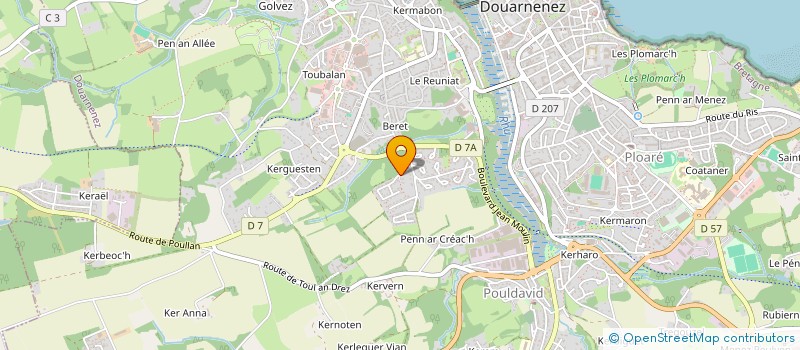 localisation de l'entreprise EFFIMEX  DOUARNENEZ