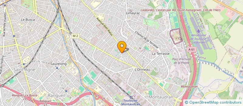 localisation de l'entreprise EFFIMONEY  TOULOUSE