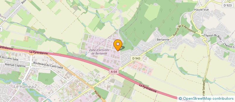 localisation de l'entreprise EFFIMUM ESPACES VERTS  MORLAAS