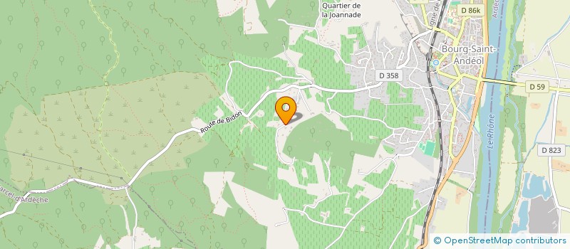 localisation de l'entreprise EFFINDA  PONT-SAINT-ESPRIT