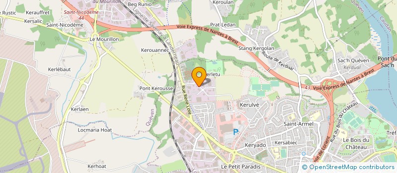 localisation de l'entreprise EFFINOV NUTRITION  LORIENT