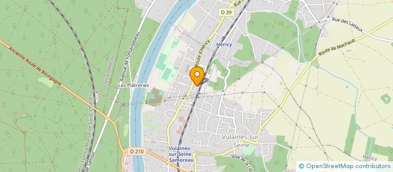 localisation de l'entreprise EFFIPLAN TP à VULAINES-SUR-SEINE