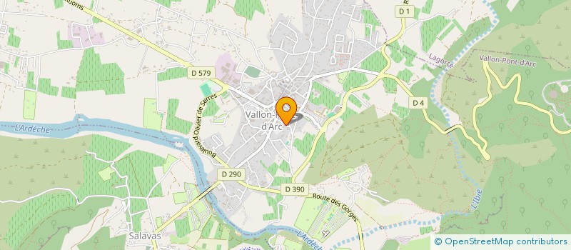 localisation de l'entreprise EFFIPRO2  VALLON-PONT-D'ARC