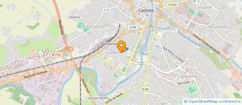 localisation de l'entreprise EFFIROC  CASTRES