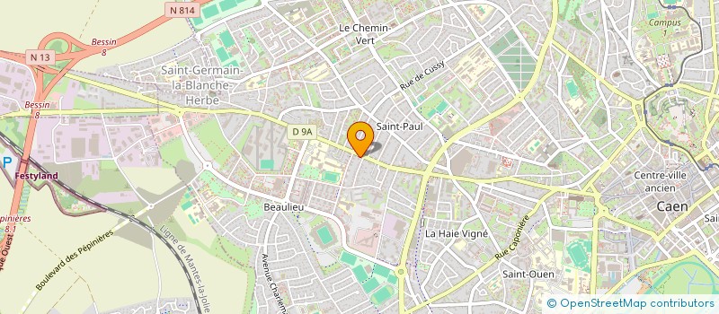 localisation de l'entreprise EFFIS à CAEN