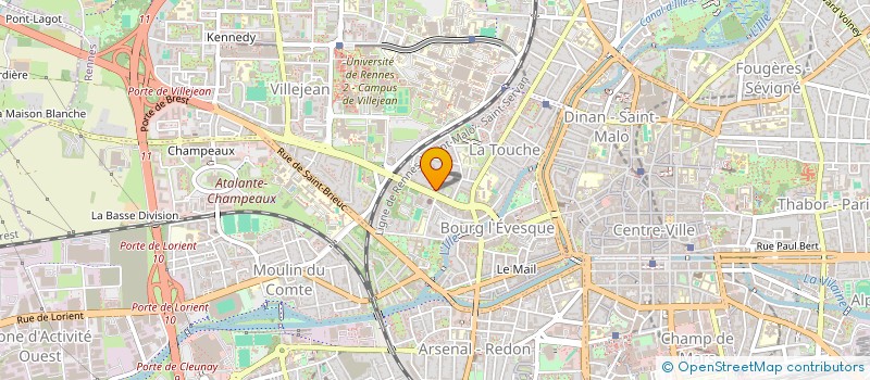 localisation de l'entreprise EFFISCIENCE SARL  RENNES