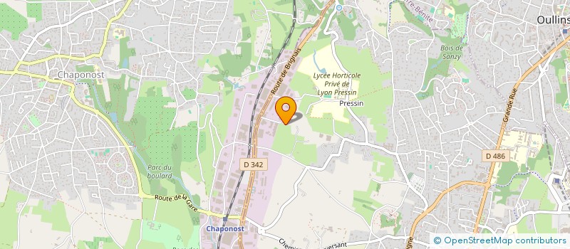 localisation de l'entreprise EFFISCOP à SAINT-GENIS-LAVAL