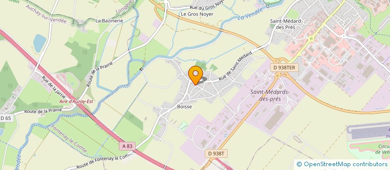 localisation de l'entreprise EFFISENS RH  FONTENAY-LE-COMTE