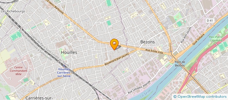 localisation de l'entreprise EFFISENSE AQUITAINE à HOUILLES