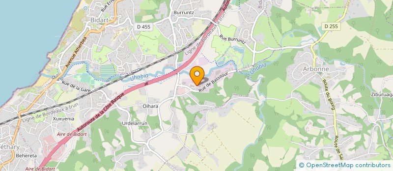 localisation de l'entreprise EFFISPHERE SAS  ARBONNE