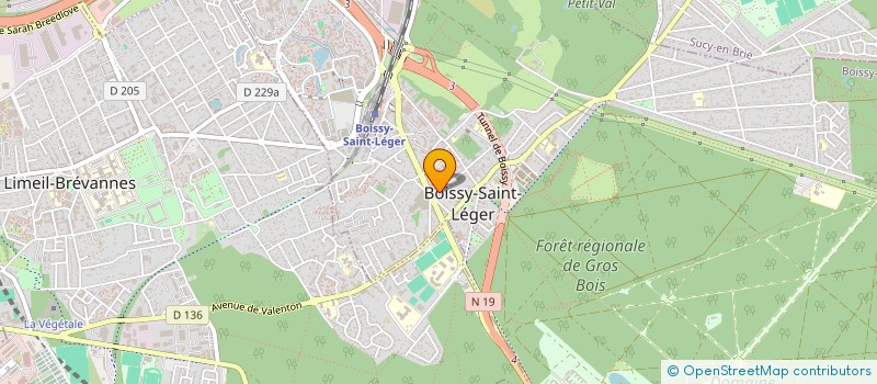 localisation de l'entreprise EFFITEC à BOISSY-SAINT-LEGER