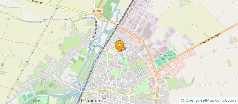 localisation de l'entreprise EFFITECH à ISSOUDUN