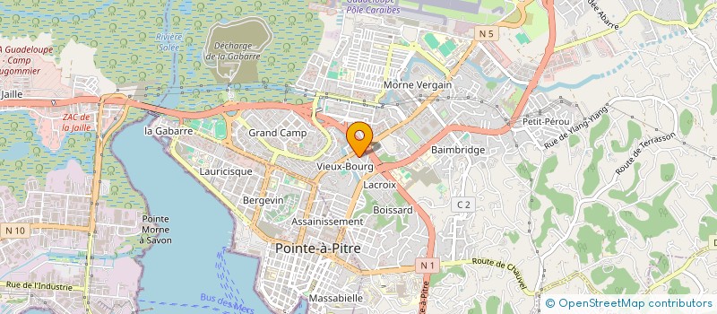 localisation de l'entreprise EFFITECH BTP à LES ABYMES