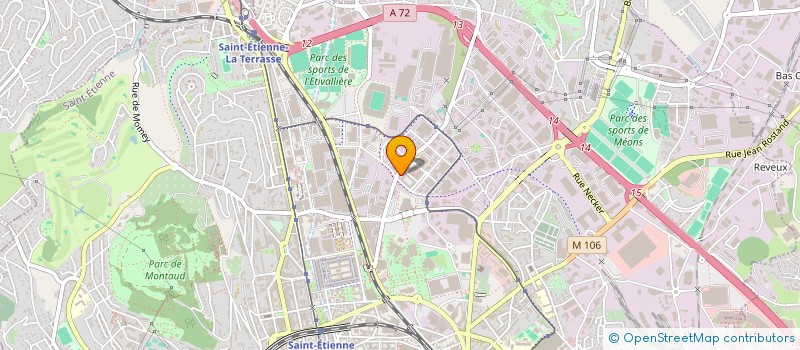 localisation de l'entreprise EFFITEL à SAINT-ETIENNE