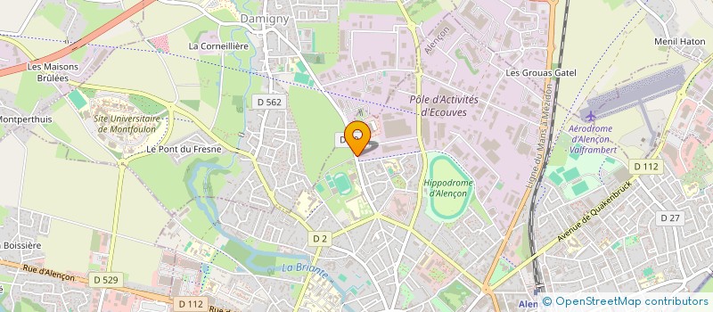 localisation de l'entreprise EFFITERR à ALENCON