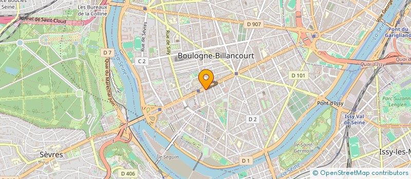 localisation de l'entreprise EFFIXIO à BOULOGNE-BILLANCOURT