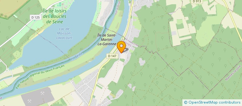 localisation de l'entreprise EFFLAME  SAINT-MARTIN-LA-GARENNE