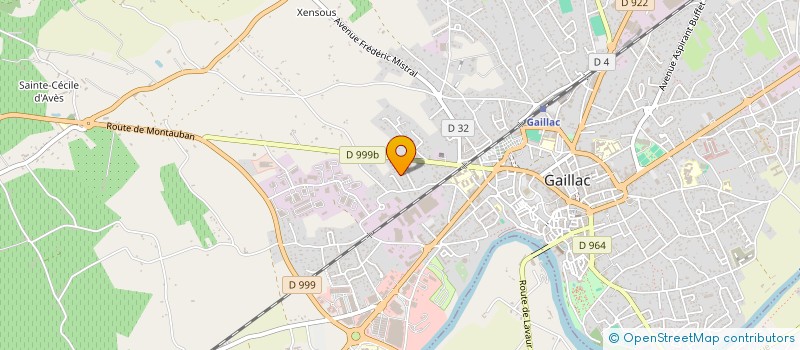 localisation de l'entreprise EFFLIA à GAILLAC