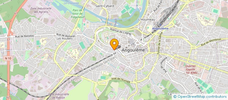 localisation de l'entreprise EFFLUENCES à ANGOULEME