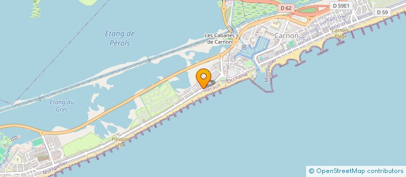 localisation de l'entreprise EFFLUO TEC à PALAVAS-LES-FLOTS
