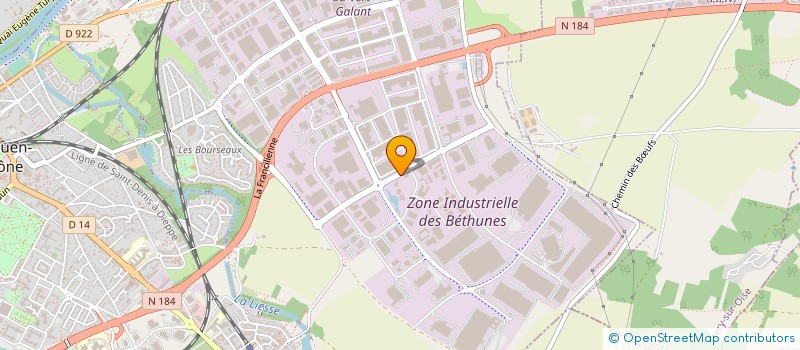 localisation de l'entreprise EFFLUVES ET DIFFUSIONS AROMATIQUES à SAINT-OUEN-L'AUMONE
