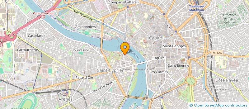 localisation de l'entreprise EFFORMIP  TOULOUSE