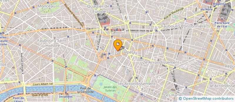 localisation de l'entreprise EFFORTEL FRANCE à PARIS