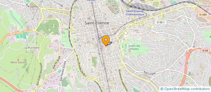 localisation de l'entreprise EFFRASTOP à SAINT-ETIENNE