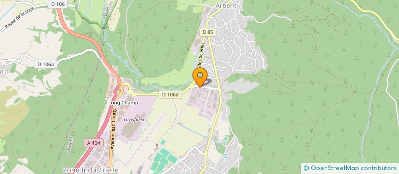 localisation de l'entreprise EFFY GROUPE  ARBENT
