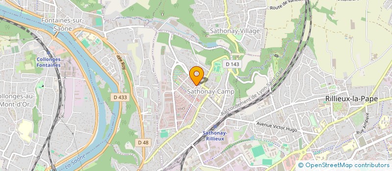 localisation de l'entreprise EFFYGIE à SATHONAY-CAMP