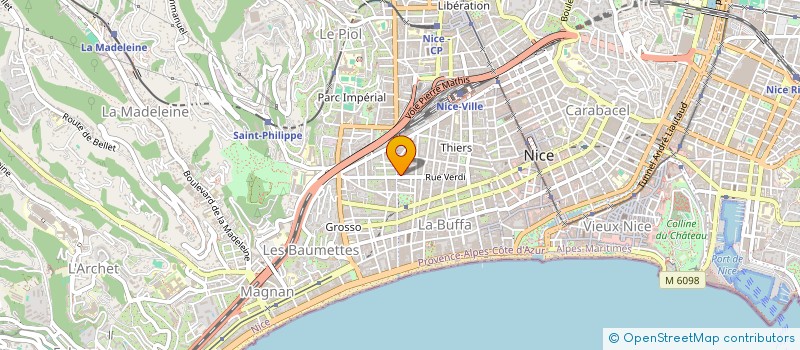 localisation de l'entreprise EFFYS à NICE