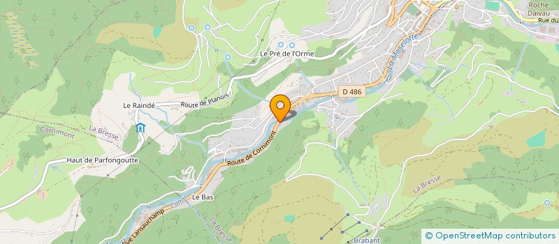 localisation de l'entreprise EFG  LA BRESSE