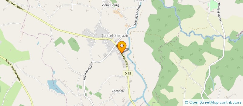 localisation de l'entreprise EFG BIKER  CASTEL-SARRAZIN