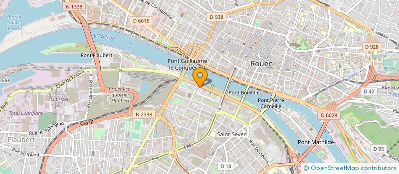 localisation de l'entreprise EFG DIFFUSION à ROUEN