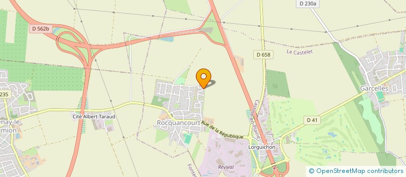 localisation de l'entreprise EFGB  SOLIERS