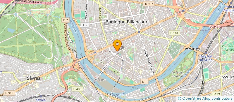 localisation de l'entreprise EFGH à BOULOGNE-BILLANCOURT
