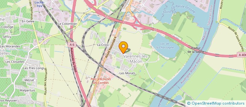 localisation de l'entreprise EFGIRARD  PONT-DE-VEYLE