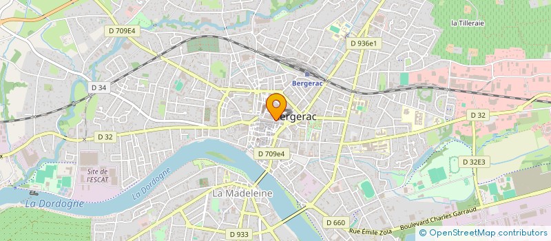 localisation de l'entreprise EFGP à BERGERAC