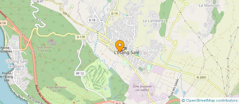 localisation de l'entreprise EFH FORMATION  L'ETANG-SALE