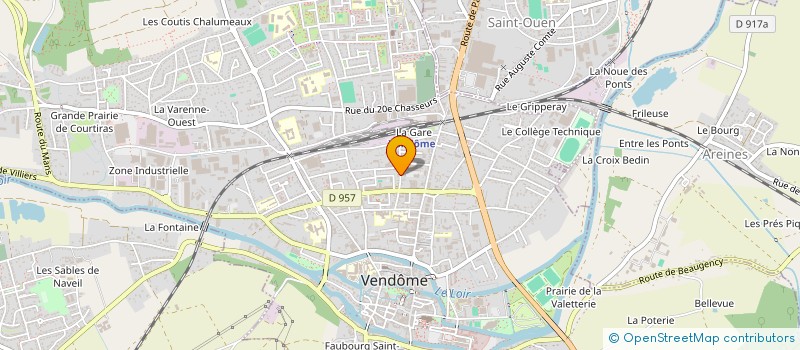 localisation de l'entreprise EFI 41 CHANTIER D'INSERTION à VENDOME