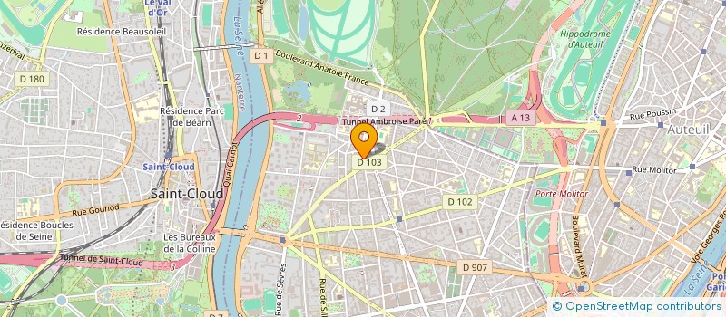 localisation de l'entreprise EFI à BOULOGNE-BILLANCOURT