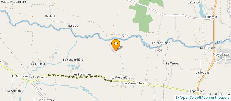 localisation de l'entreprise EFI  ROUGE