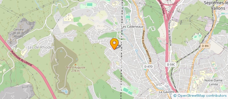 localisation de l'entreprise EFI  LA VALETTE-DU-VAR