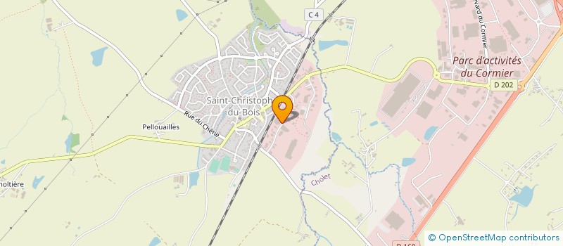 localisation de l'entreprise EFI CONCEPT  SAINT-CHRISTOPHE-DU-BOIS