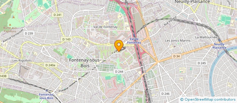localisation de l'entreprise EFI CONSULTING à FONTENAY-SOUS-BOIS